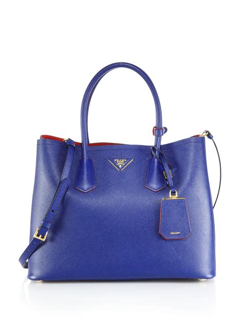 prada classic bag blue|prada bucket bag saffiano.